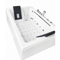 Гидромассажная ванна MyGuess 180×130 см с джакузи, аэромассажем и Bluetooth
