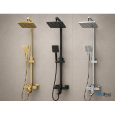 Душевой смеситель MyGuess Sanitary 19014-16/70/71 латунный (золотой, чёрный, хром)